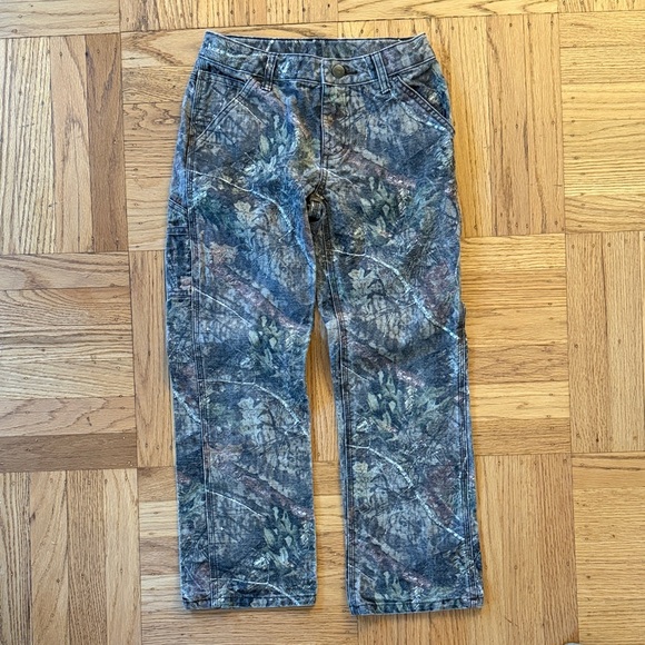 Authentic Kids Carhartt Camo pants size 10 - Picture 2 of 4